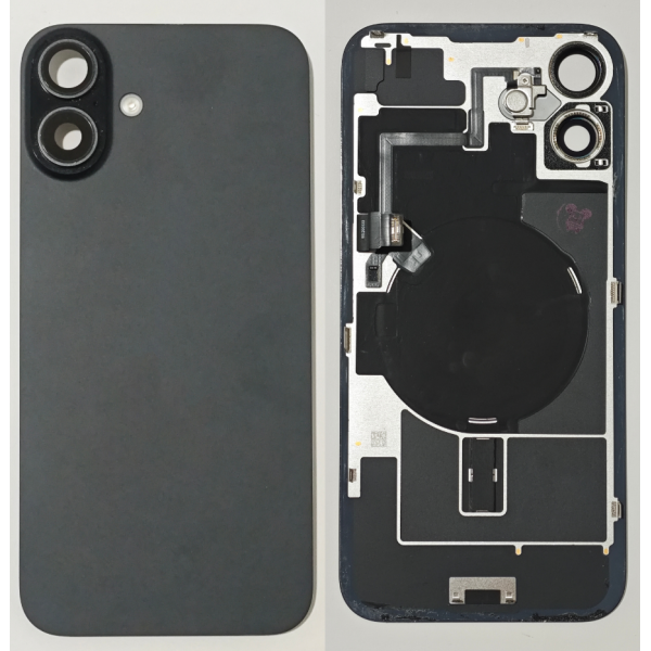 Tapa Trasera Desmontaje Original Para Iphone 16 Plus Negro