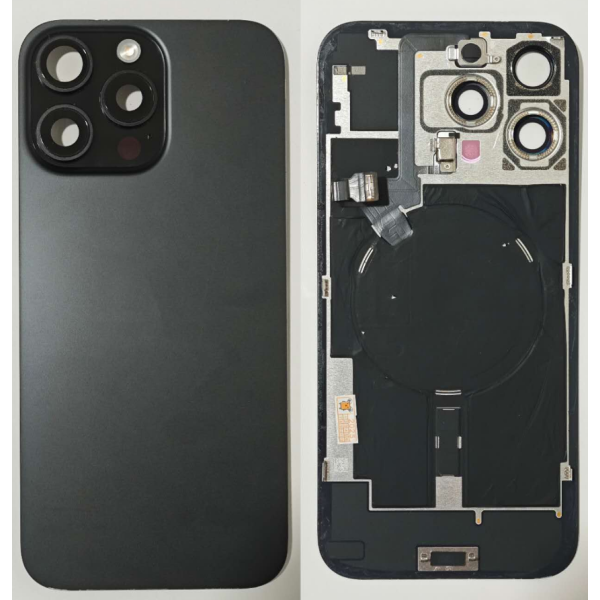 Tapa Trasera Desmontaje Original Para Iphone 16 Pro Max Negro