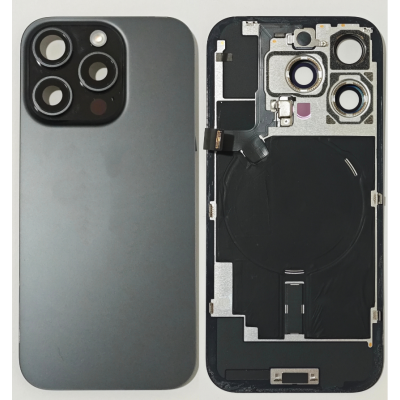 Tapa Trasera Desmontaje Original Para Iphone 16 Pro Negro