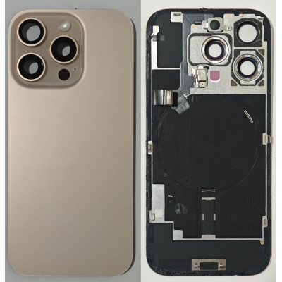 Tapa Trasera Desmontaje Original Para Iphone 16 Pro Oro