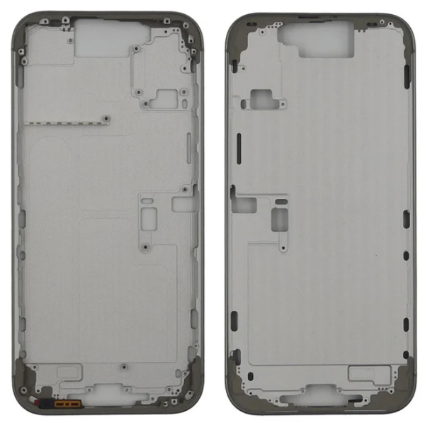 Chasis Con Tapa Trasera Para Iphone 16 Pro Max Gris