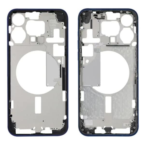 Chasis Para Iphone 15 Pro Max Azul -Sin Tapa