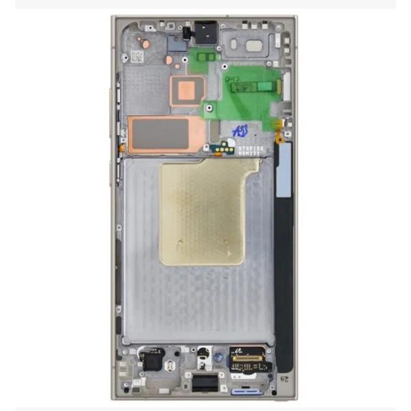 Pantalla Completa ⚫Original⚫ Servicepack Para Samsung S24 Ultra / S928 『Con Marco』Morado