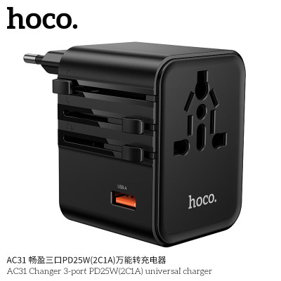 Hoco. AC31 Enchufe Universal PD25W (2C1A)