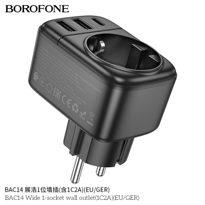 Borofone BAC14 Enchufe (1C2A)