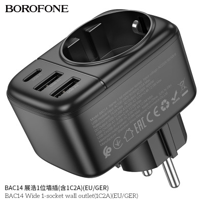 Borofone BAC14 Enchufe (1C2A)