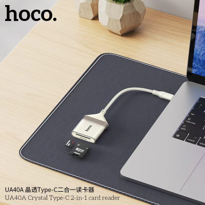 Hoco. UA40A Adaptador Type c 2IN1 Tarjeta
