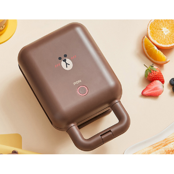 Joyoung Sk-T1 (Line Friends) 2 In 1 Sandwich/ Waffle Machine/ Multi-Functional Breakfast Light Food Maker