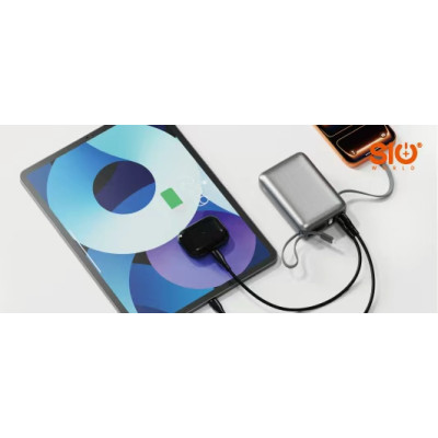 Sio. PB05 Power Bank Con Cable Carga Rapida 20000mAh