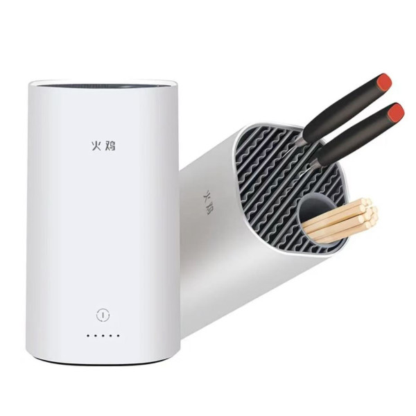 KR31 Soporte inteligente para cuchillos con 4 cuchillos y palillos