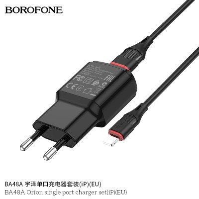 Borofone Ba48A Cargador Rapido Con Cable Lightning