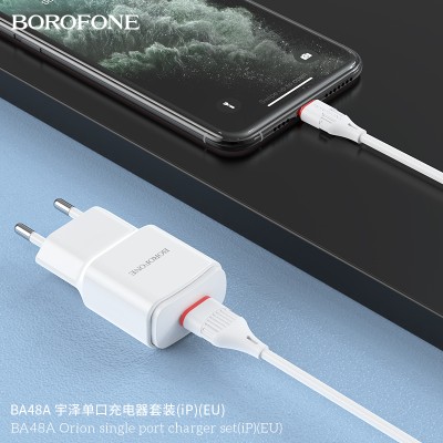 Borofone Ba48A Cargador Rapido Con Cable Lightning