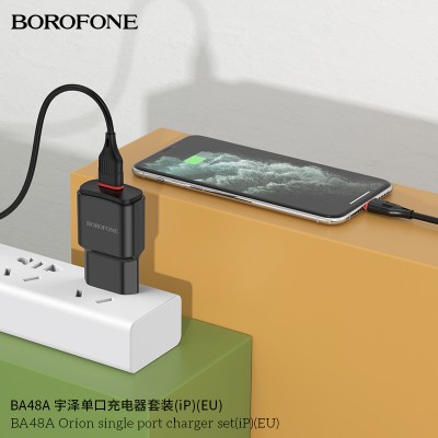 Borofone Ba48A Cargador Rapido Con Cable Lightning