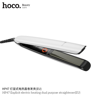Hoco. HP47 Plancha Pelo 2 IN 1 LED