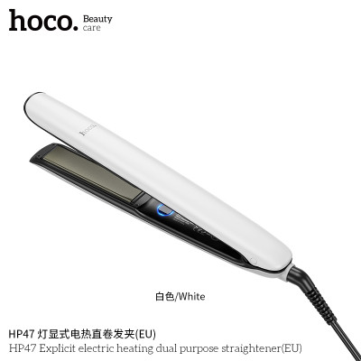 Hoco. HP47 Plancha Pelo 2 IN 1 LED