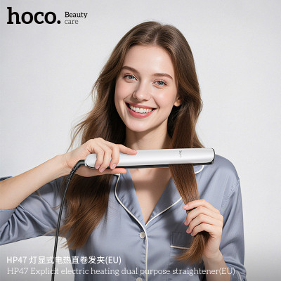 Hoco. HP47 Plancha Pelo 2 IN 1 LED