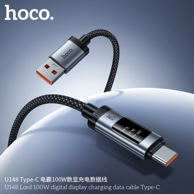 Hoco. U148 Cable Carga Rapida 100W (USB-C)