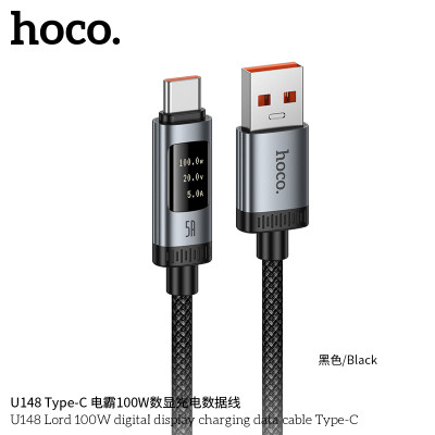 Hoco. U148 Cable Carga Rapida 100W (USB-C)