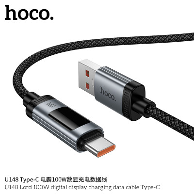 Hoco. U148 Cable Carga Rapida 100W (USB-C)