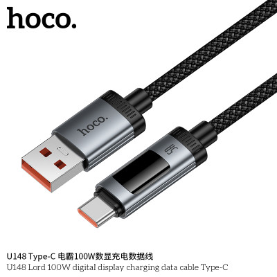 Hoco. U148 Cable Carga Rapida 100W (USB-C)