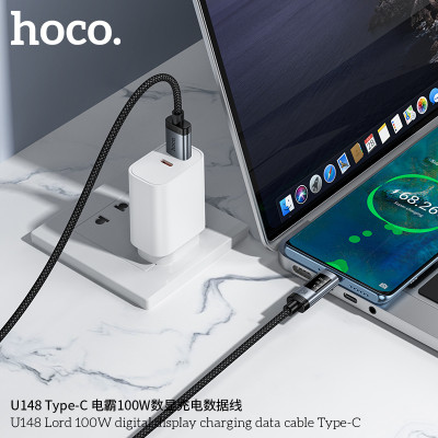 Hoco. U148 Cable Carga Rapida 100W (USB-C)
