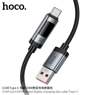 Hoco. U148 Cable Carga Rapida 100W (USB-C)