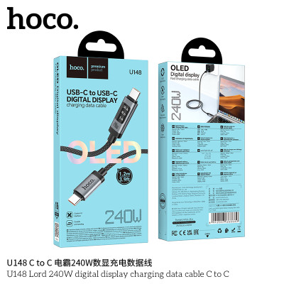 Hoco. U148 Cable Carga Rapida 240W (C-C)