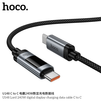 Hoco. U148 Cable Carga Rapida 240W (C-C)