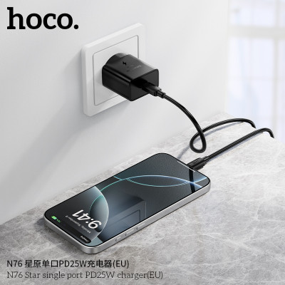 Hoco. N76 Cargador Rapido 25W Sin