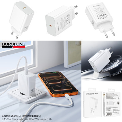 Borofone. BA109A Cargador 40W Sin Cable