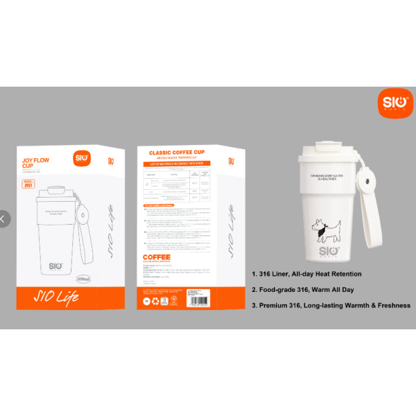 Sio. JY01 Bote Termico Frio & Calor (Premium 316) Blanco