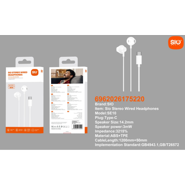 Sio. SE10 Auricular Type C 99%
