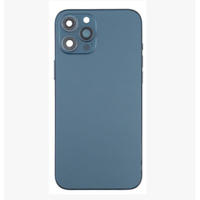 Chasis Con Tapa Trasera Para Iphone 12 Pro Max Azul