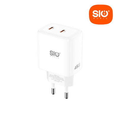 Sio. SD30 Cargador PD45W+PD GaN