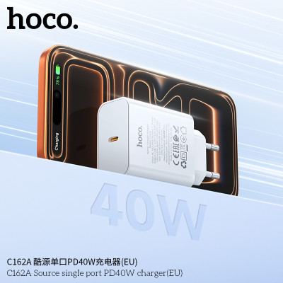 Hoco. C162A Cargador Rapido 40W Sin