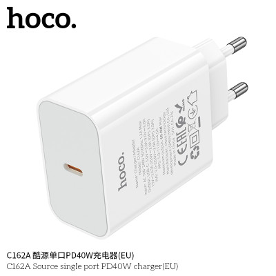 Hoco. C162A Cargador Rapido 40W Sin