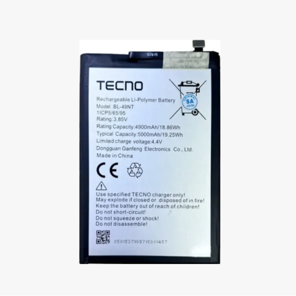 Bateria Para Tecno Spark Go 2024 Bl-49Nt