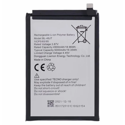 Bateria Para Tecno Camon 18 Pro / 17 Pro /Spark 8 Pro /30 Pro Bl-49Jt