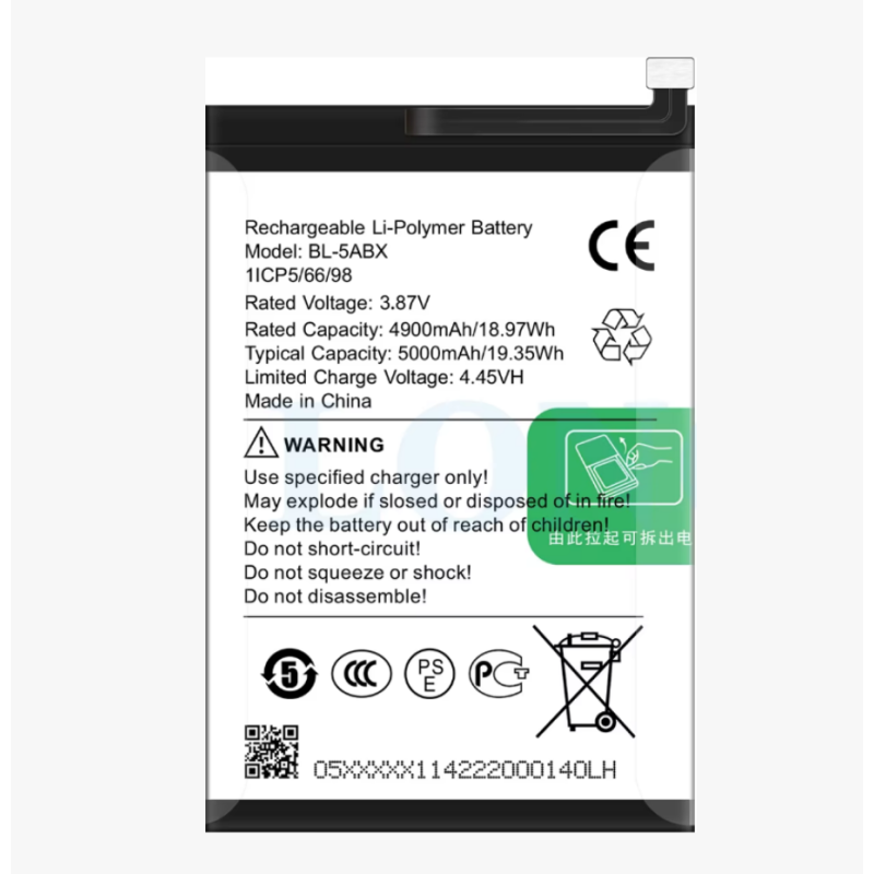 Bateria Para Infinix Hot 50 4G /50 5G Bl-5Abx
