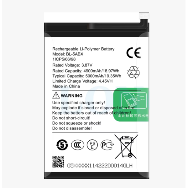 Bateria Para Infinix Hot 50 4G /50 5G Bl-5Abx