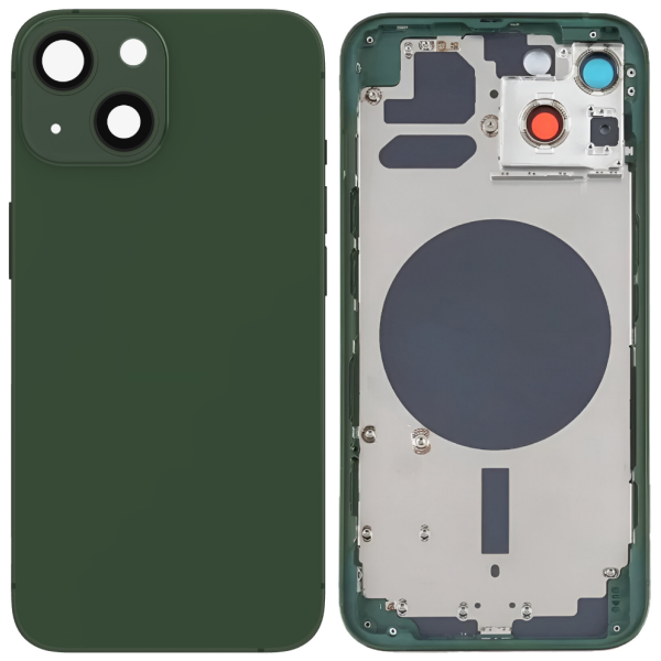 Chasis Con Tapa Trasera Para Iphone 13 Verde