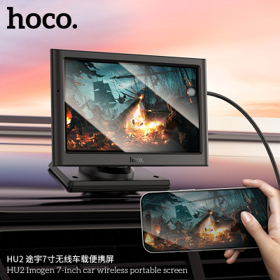 Hoco. HU2 Pantalla Portatil Inalambrica (Coche)