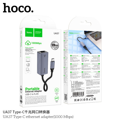 Hoco. UA37 Adaptador Internet (Type-C)