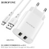 Borofone BN2 Cargador Doble (USB-M)