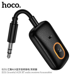 Hoco. E151 Receptor/Transmisor BT AUX Jack