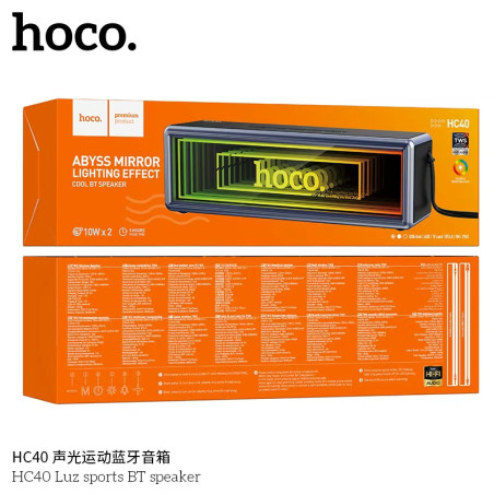 Hoco. HC40 Altavoz Inalambrico BT 10W*2