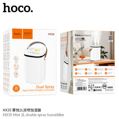 Hoco. HX35 Humidificador 2L Doble