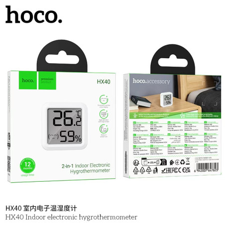 Hoco. HX40 Termometro Hidrogeno Electrico