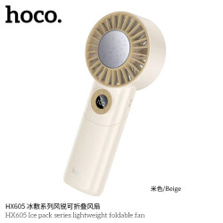 Hoco. HX605 Ventilador Plegable Con Placa