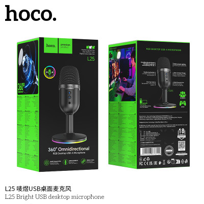 Hoco. L25 Microfono Gaming USB